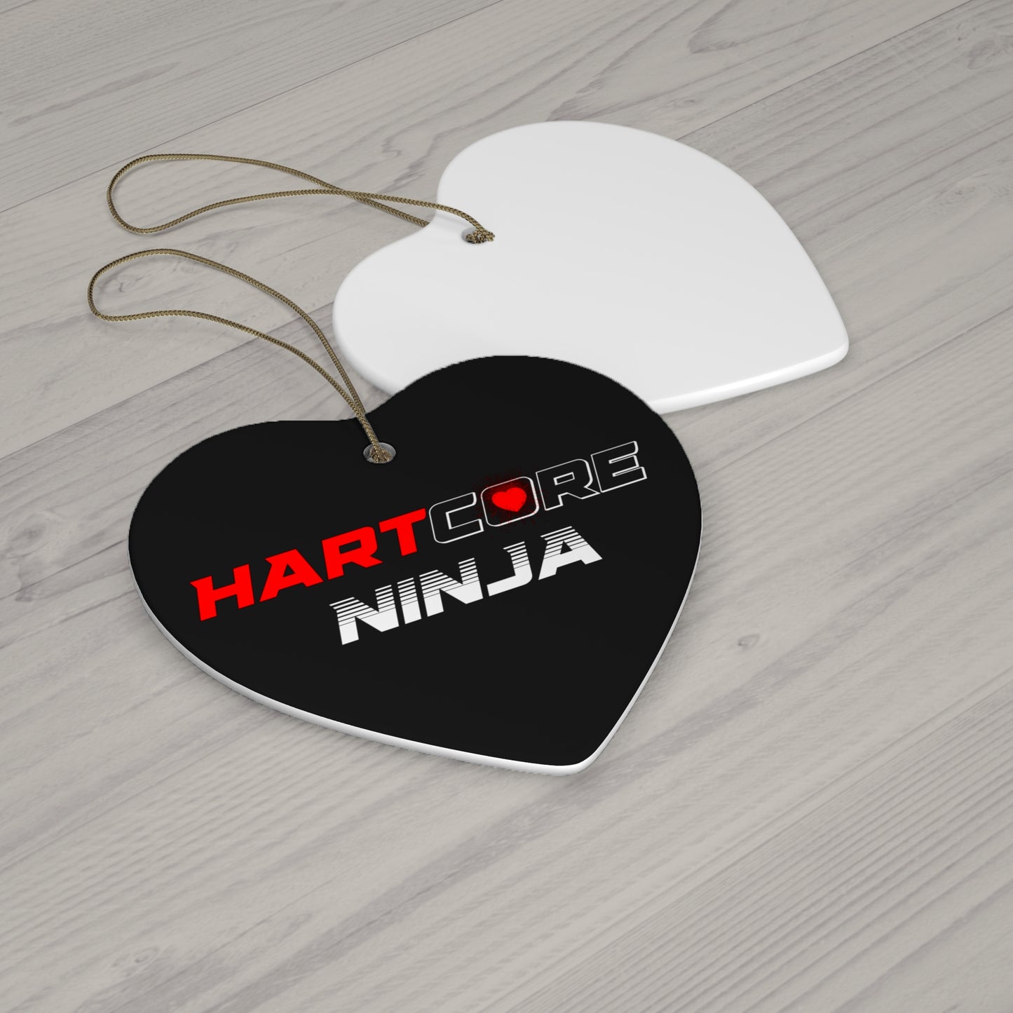 Ceramic Ornament, Heart Shaped