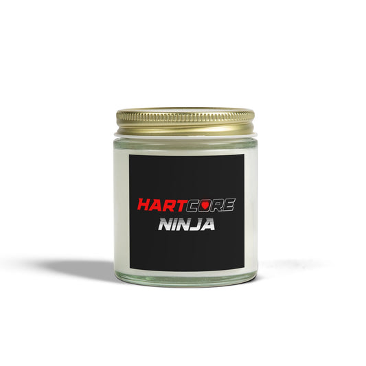 Hartcore Ninja Scented Candle - Eco Friendly Coconut Apricot Wax (4oz, 9oz)
