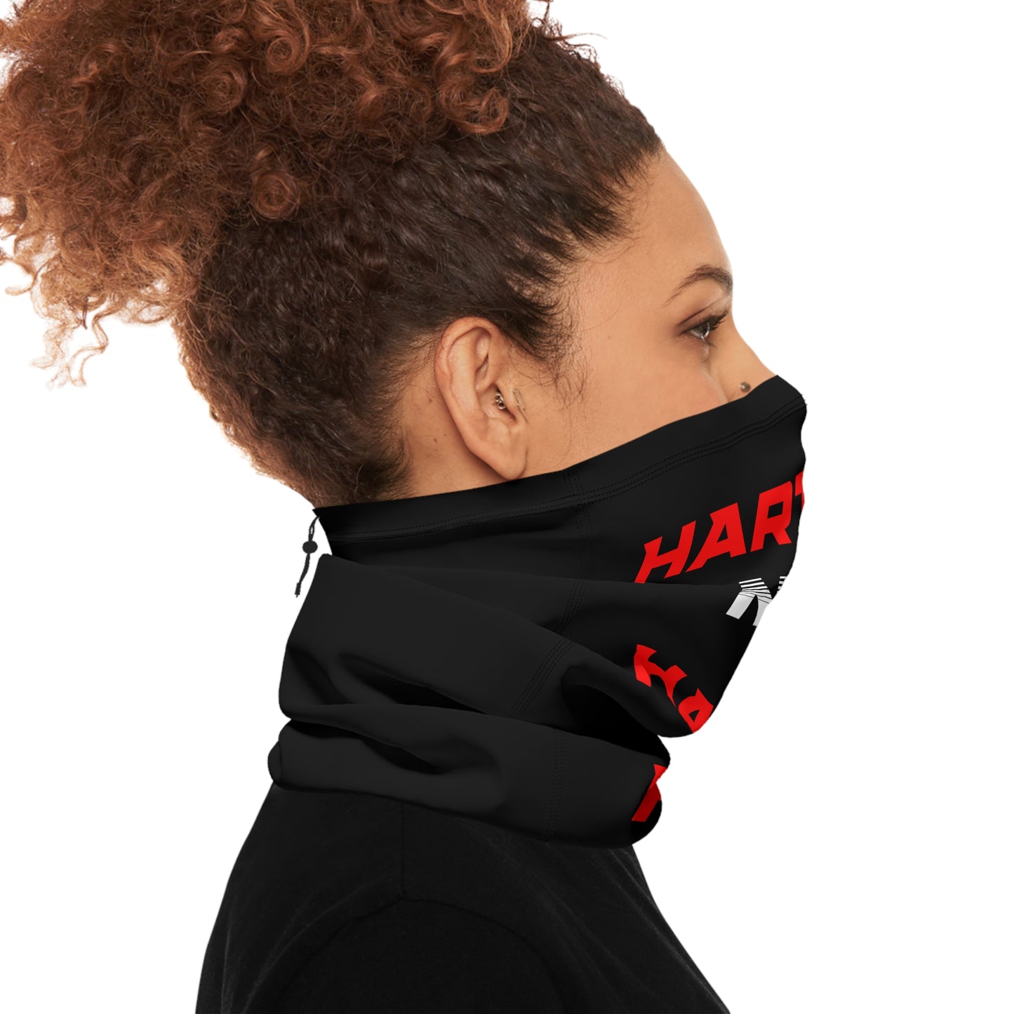 Winter Neck Gaiter With Drawstring