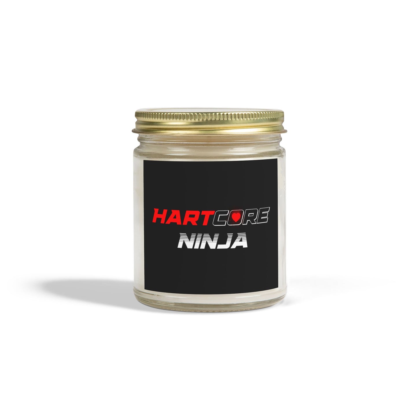Hartcore Ninja Scented Candle - Eco Friendly Coconut Apricot Wax (4oz, 9oz)