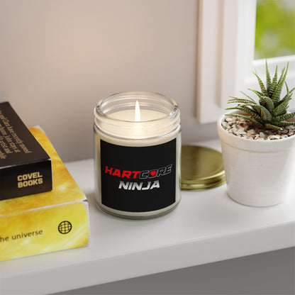 Hartcore Ninja Scented Candle - Eco Friendly Coconut Apricot Wax (4oz, 9oz)