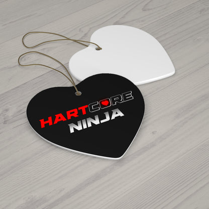 Ceramic Ornament, Heart Shaped